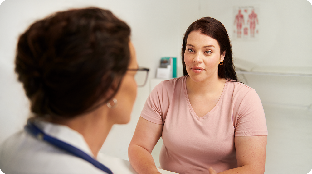 doctor and patient discussion